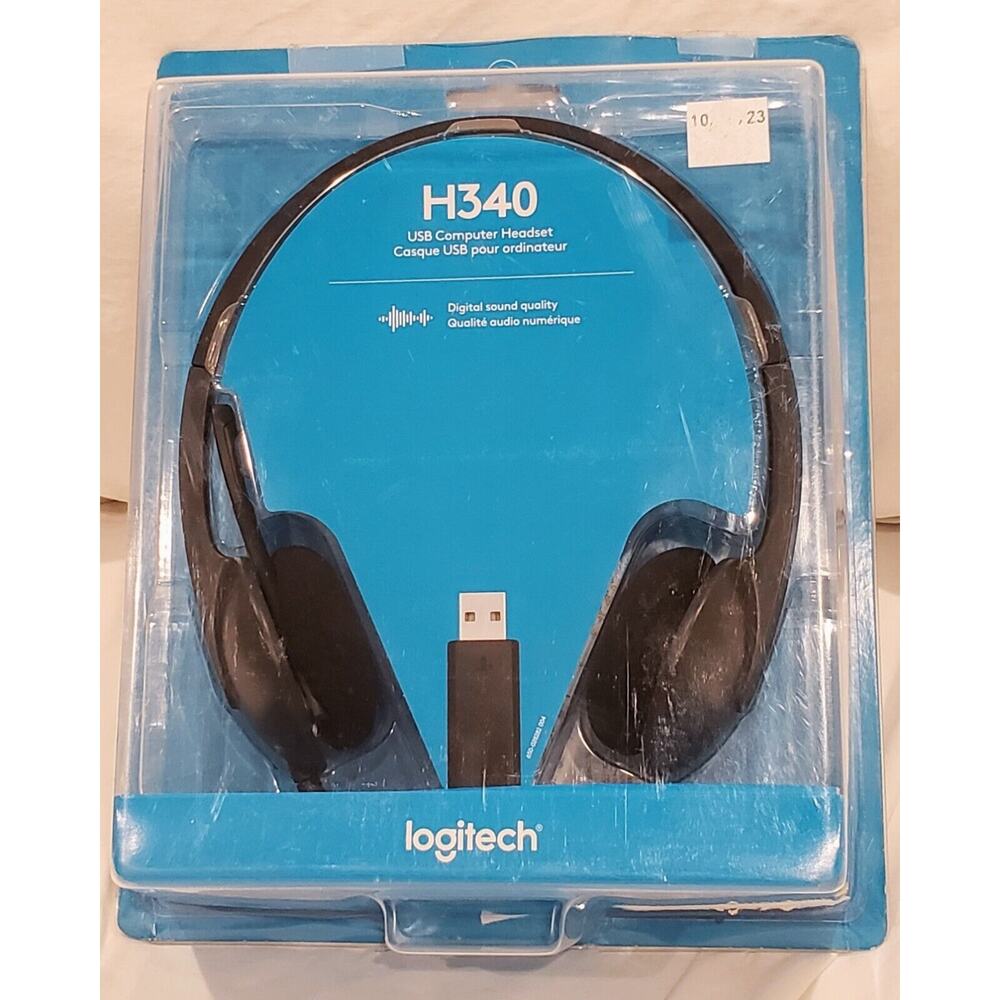 Logitech H340 USB PC Headset w/ Noise Cancelling Microphone New in Package NEW